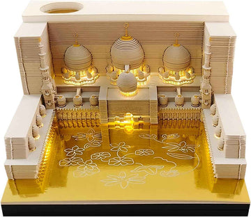 Masjid Art Paper Notepad 3D Memo Pads with Light - TTpen