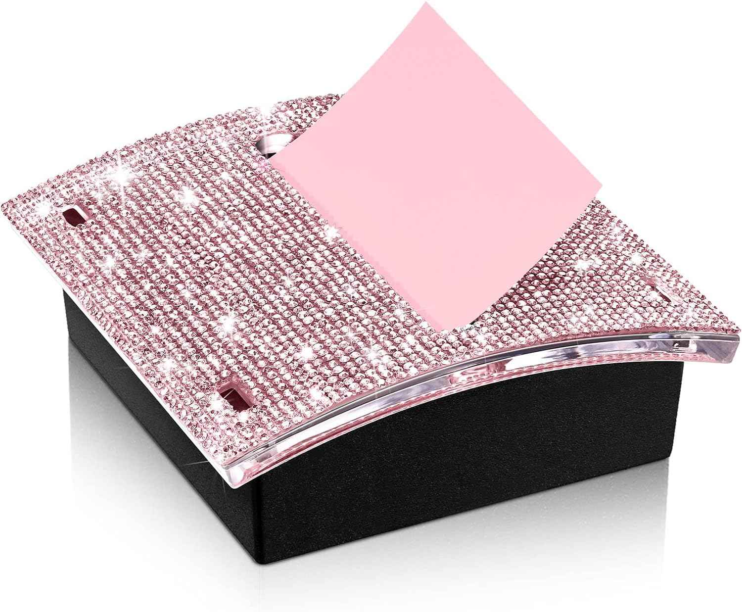 Rhinestone Self Stick Notepad Holders 4x4 Inches Memo Note Dispenser - TTpen