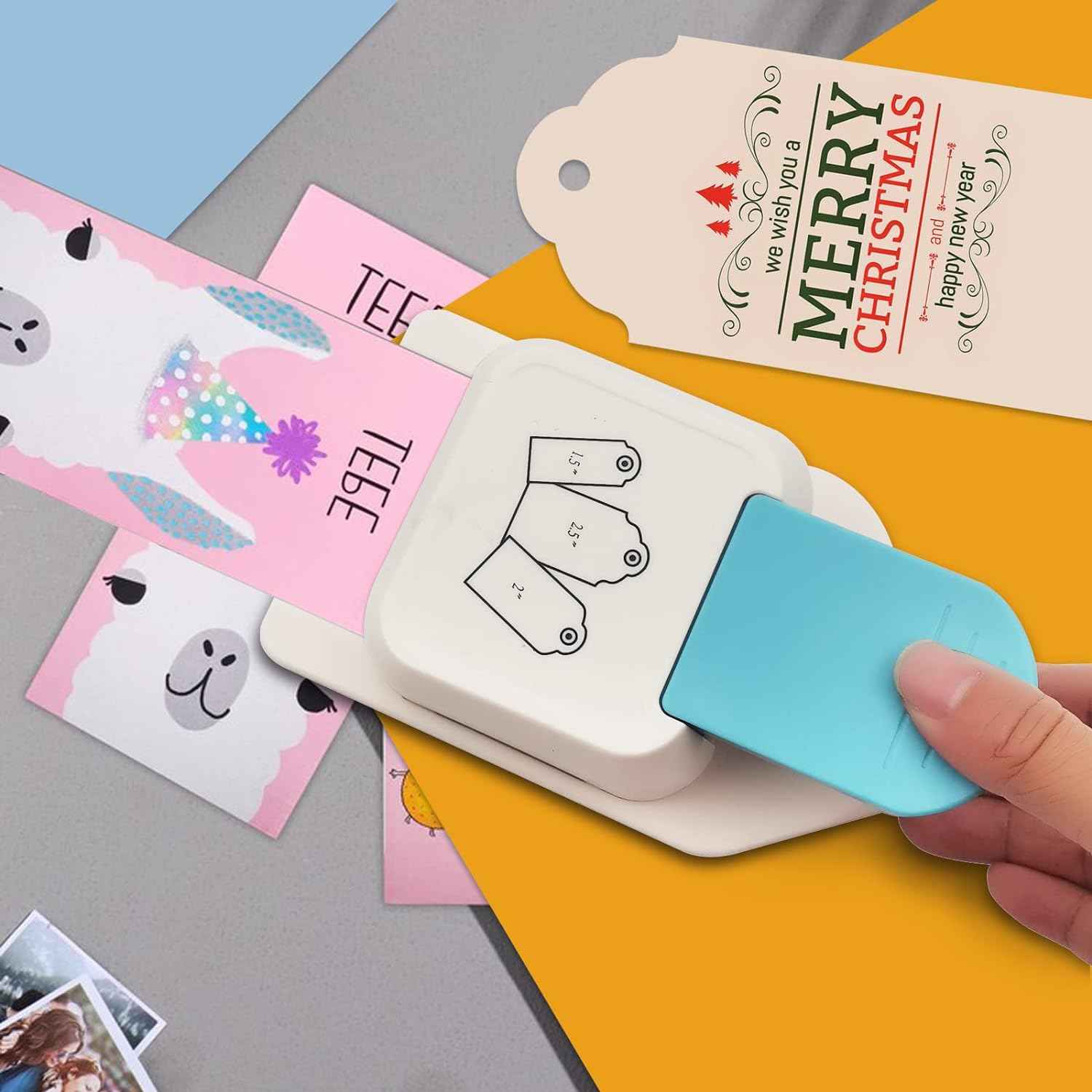 3in1 Craft Tag Paper Punch 1.5/2/ 2.5 Inch - TTpen