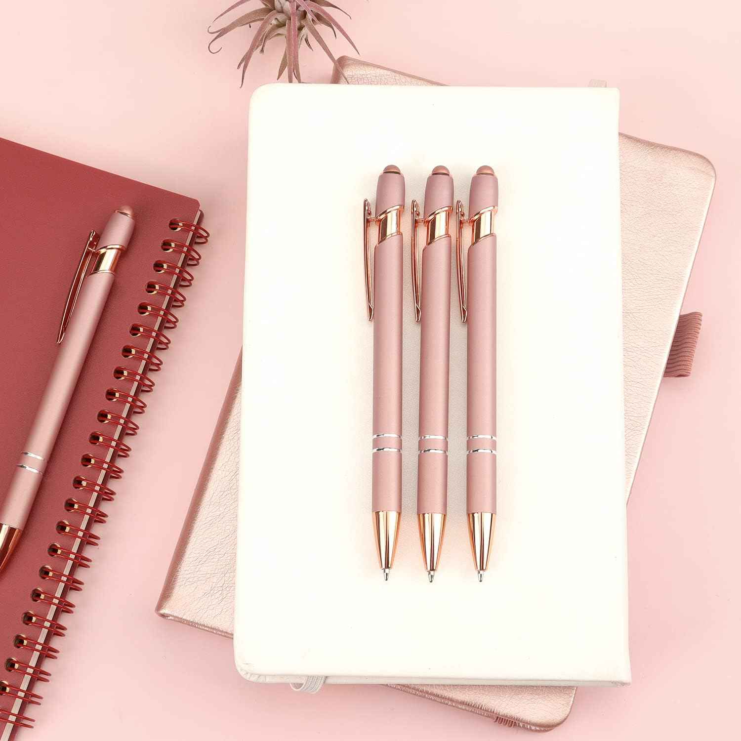 2-in-1 Stylus Retractable Ballpoint Pen with Stylus Tip,1.0mm Black Ink - TTpen