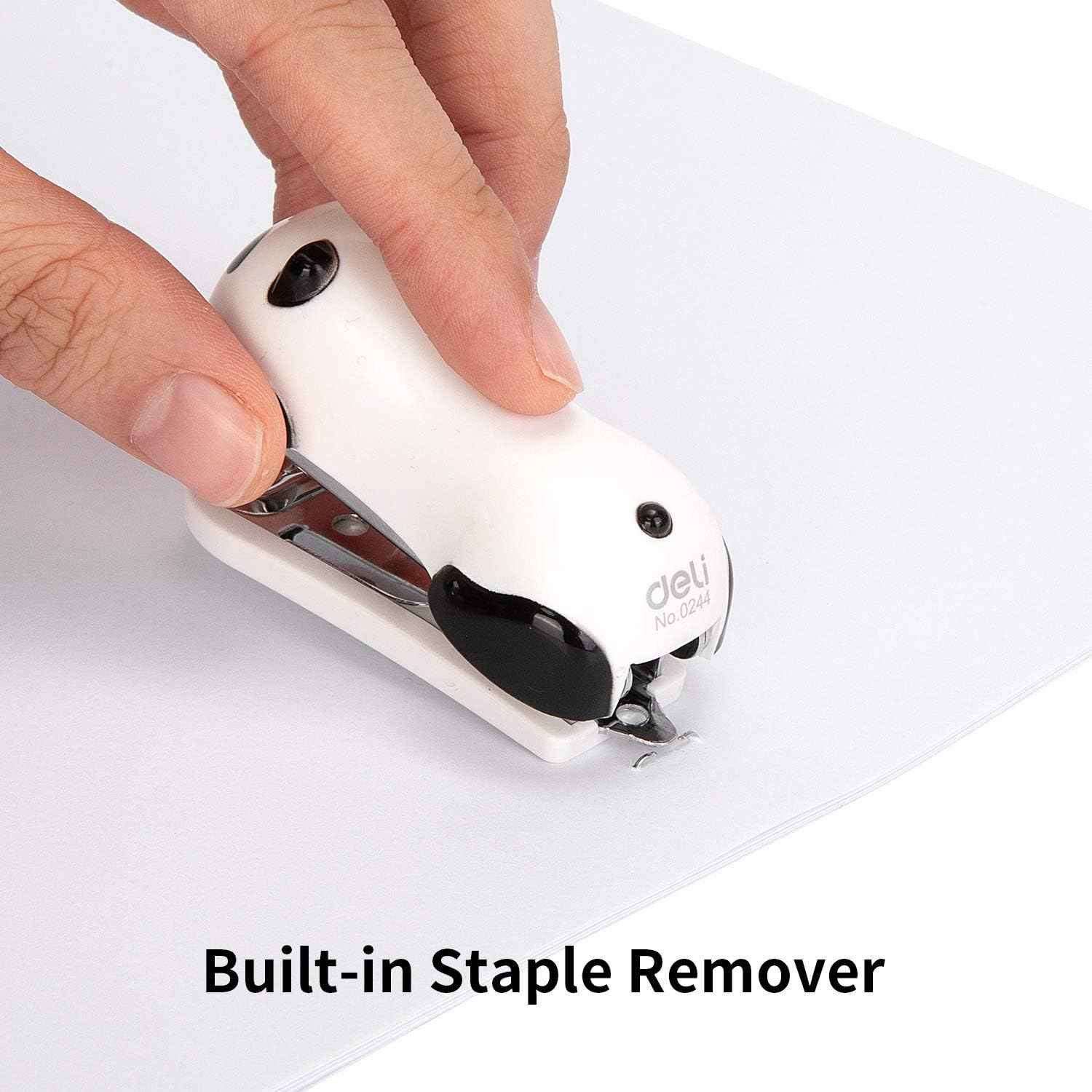 Deli Mini Cute Panda Desktop Stapler with 1000pcs Staples - TTpen