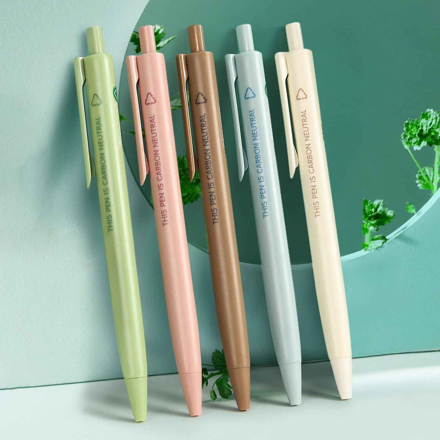 M&G Retractable Quick Dry Gel Ink Pen,0.5mm Fine Point 5 Pack - TTpen