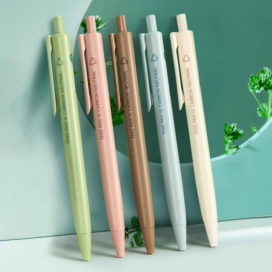 M&G Retractable Quick Dry Gel Ink Pen,0.5mm Fine Point 5 Pack - TTpen