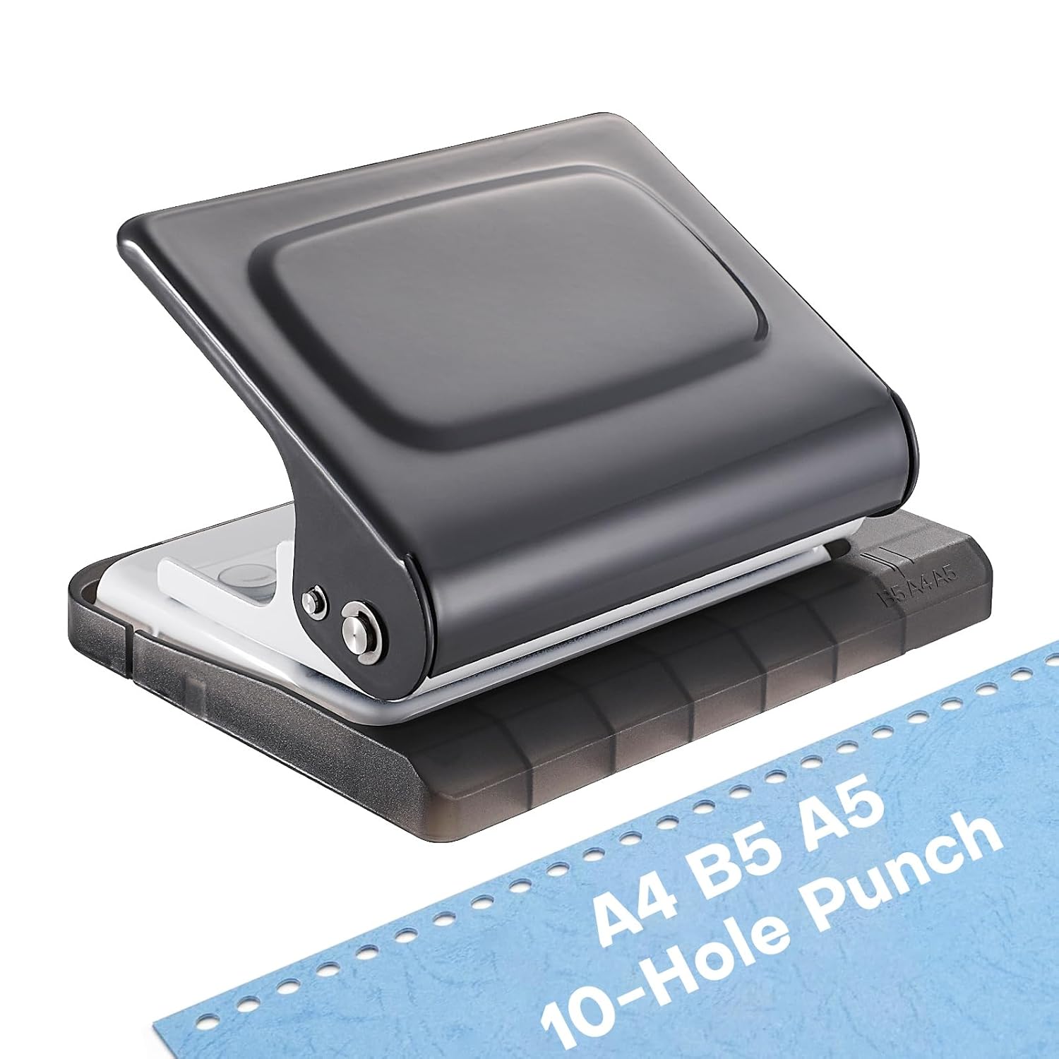 10-Hole Paper Punch Binding Machine for Planner A4/A5/B5 Book