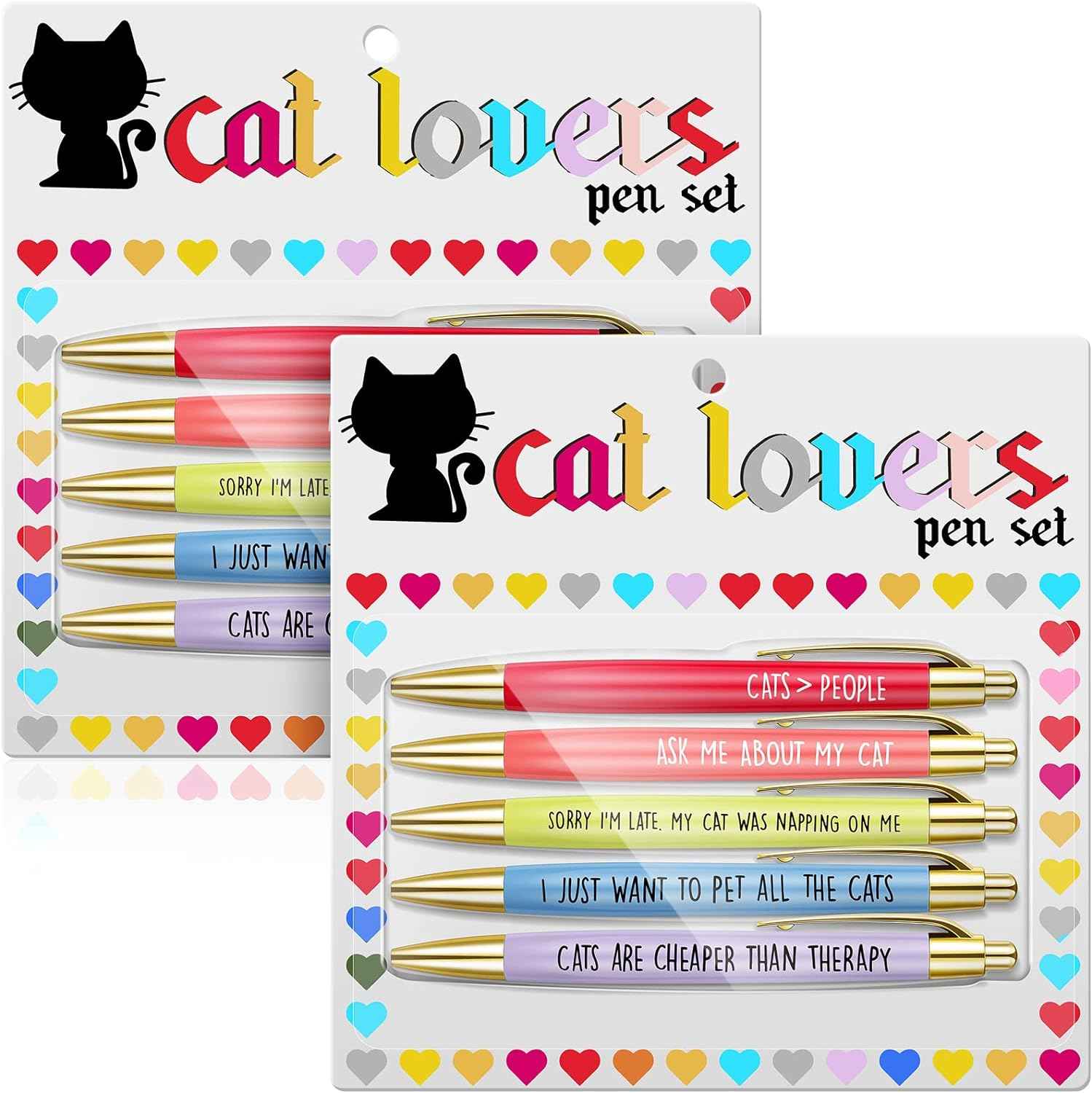 10pcs Cat Lovers Ballpoint Pen Set - TTpen