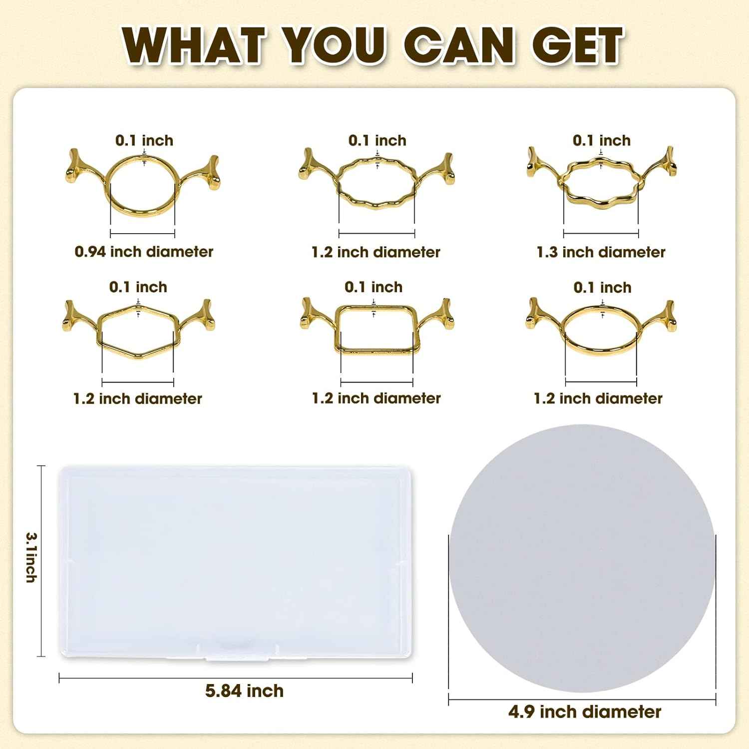 6 Metal Wax Seal Molds Kit - TTpen