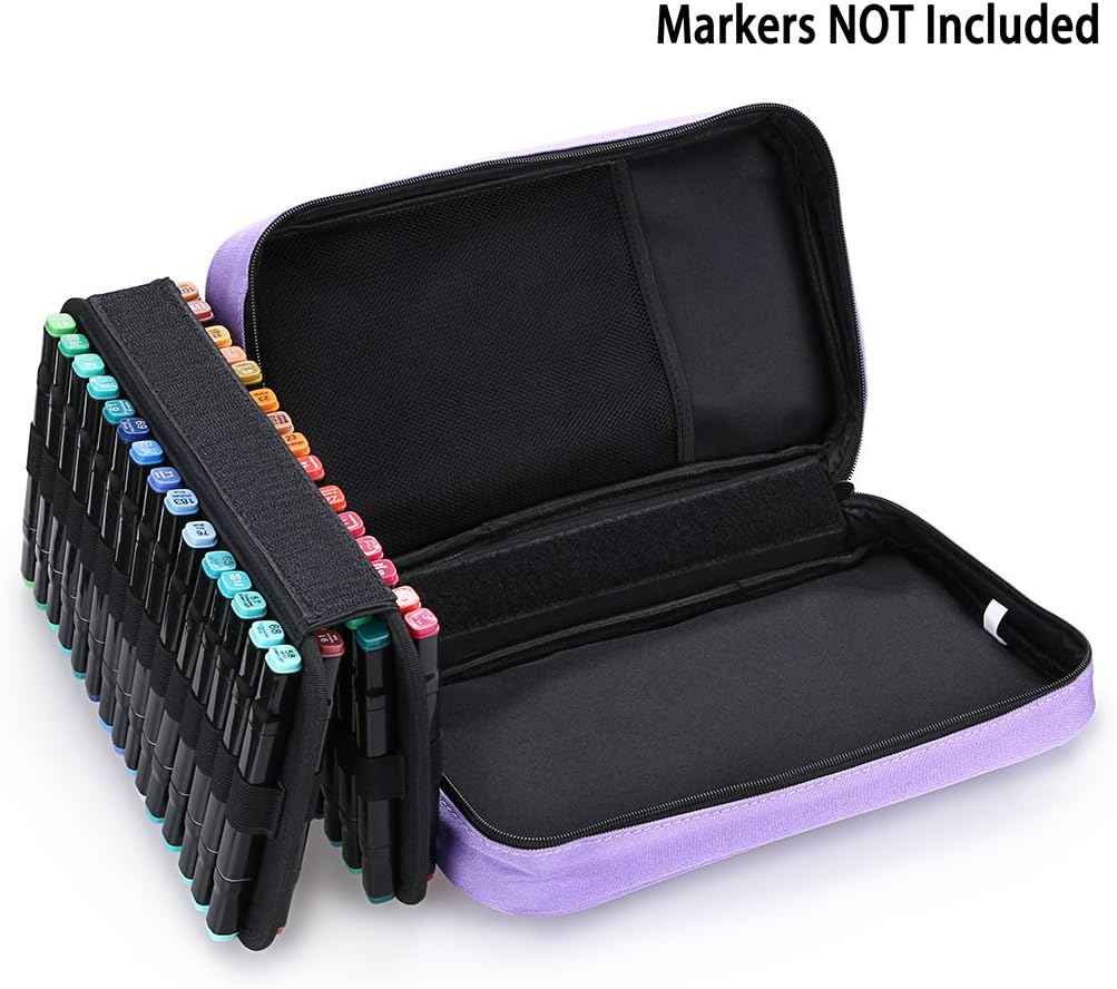 60 Slots Art Marker Pen Carrying Case Lipstick Organizer - TTpen