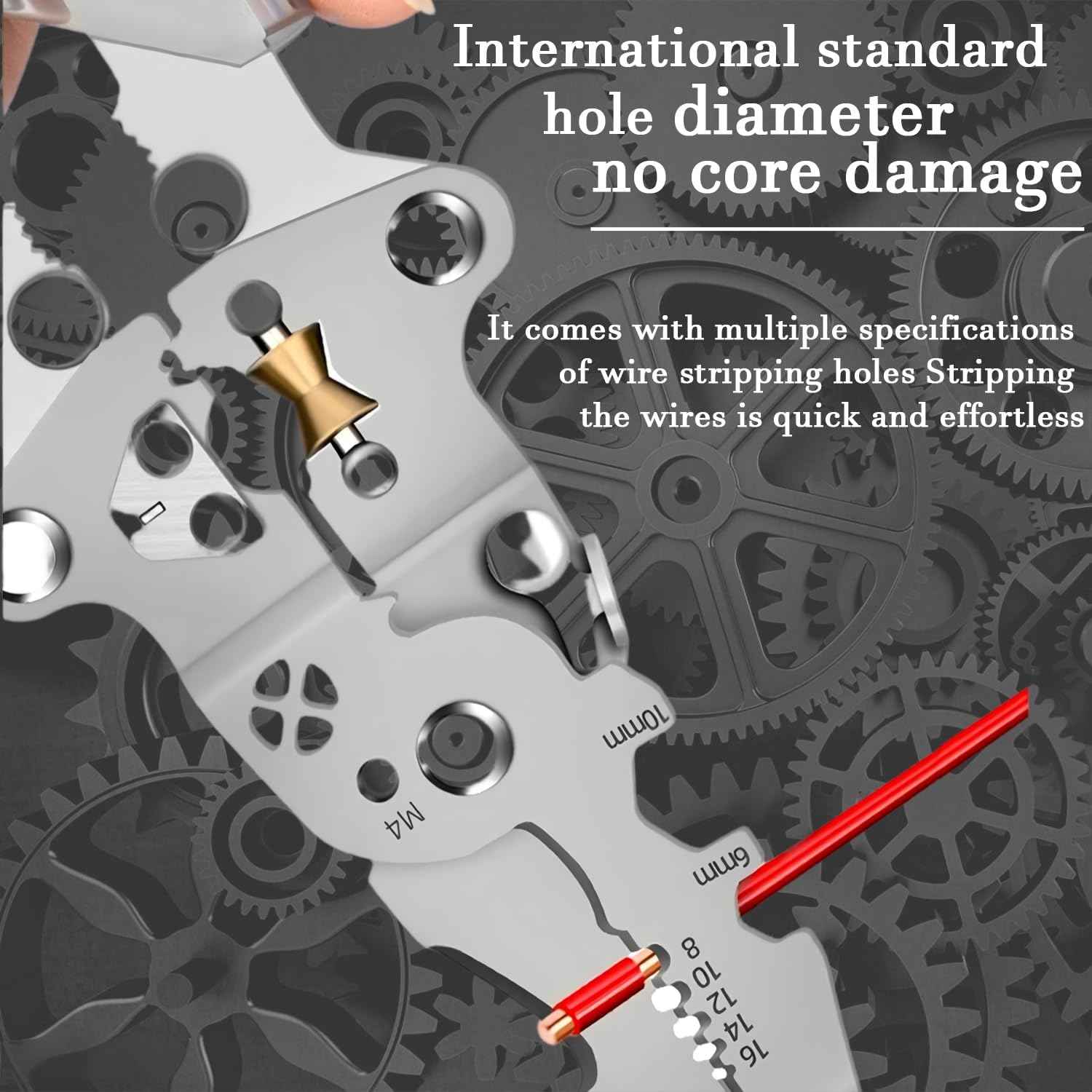 18-in-1 Folding Wire Stripper Pliers Multifunctional Tool