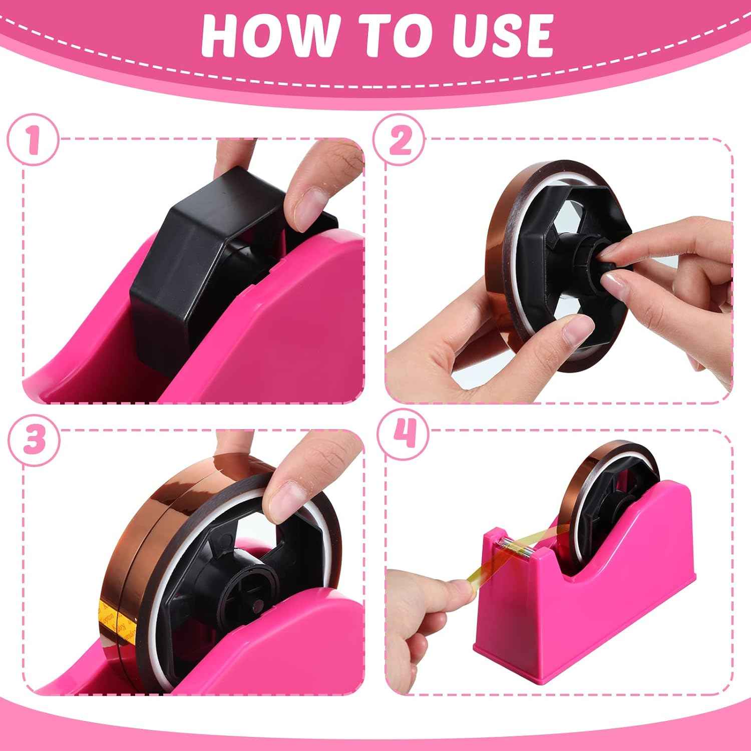 9Pcs Heat Sublimation Tape Dispenser Set with Gloves and Heat Tapes - TTpen