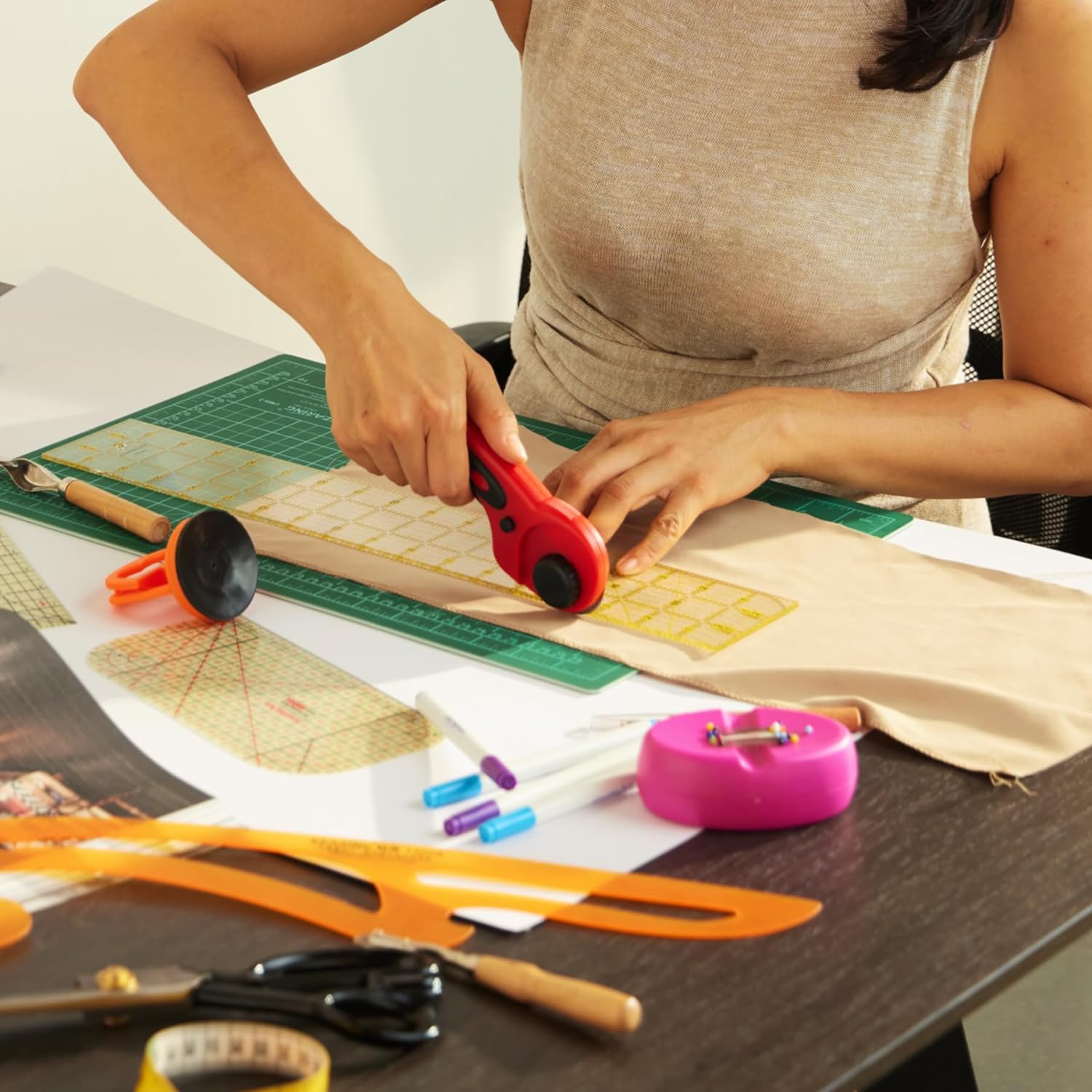 28mm/45mm/60mm Rotary Cutter for Fabric,Precision Cloth Cutting Tool