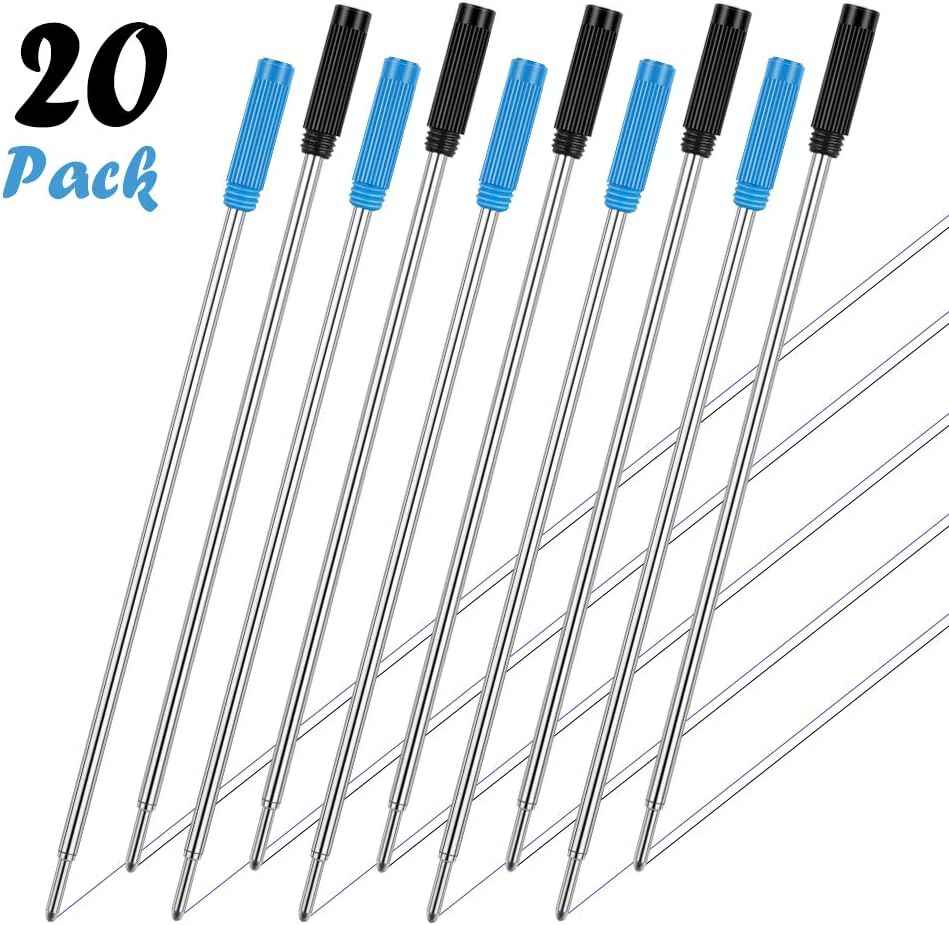 Cross Compatible Ballpoint Pen Refills 20 Pack,Medium Point - TTpen