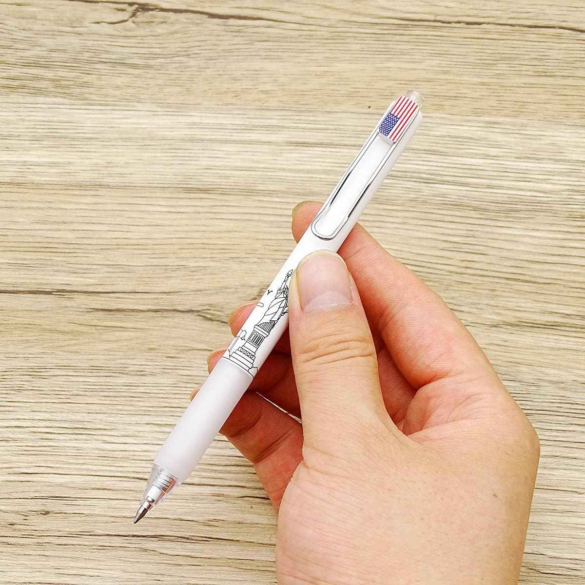 COLNK Retractable Gel Pens 0.5 Black Ink Writing Pen,Fine Point,12-Count - TTpen