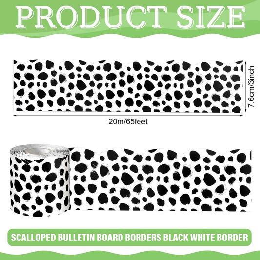 65 Feet Bulletin Board Dots Decorative Trim Borders - TTpen