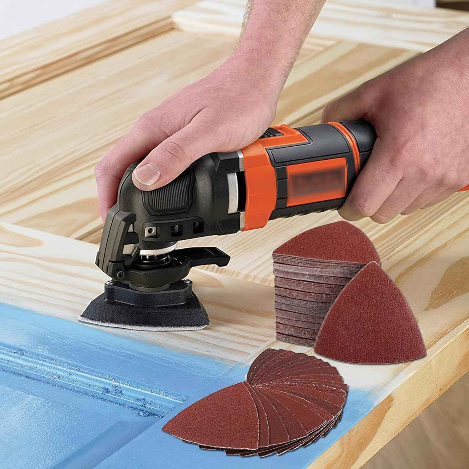 170PCS Hook and Loop Triangle Sandpaper for 3-1/8 Inch - TTpen