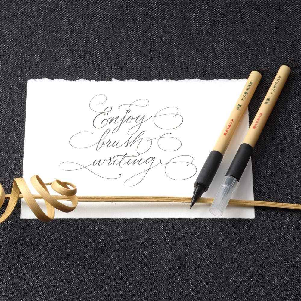 Kuretake Bimoji Brush Pen 5pcs for Calligraphy Hand Lettering