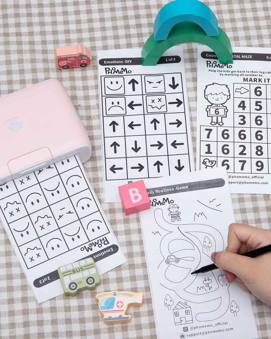 Phomemo White Adhesive Thermal Sticker Paper 107mm for M04S/M04AS Printer - TTpen