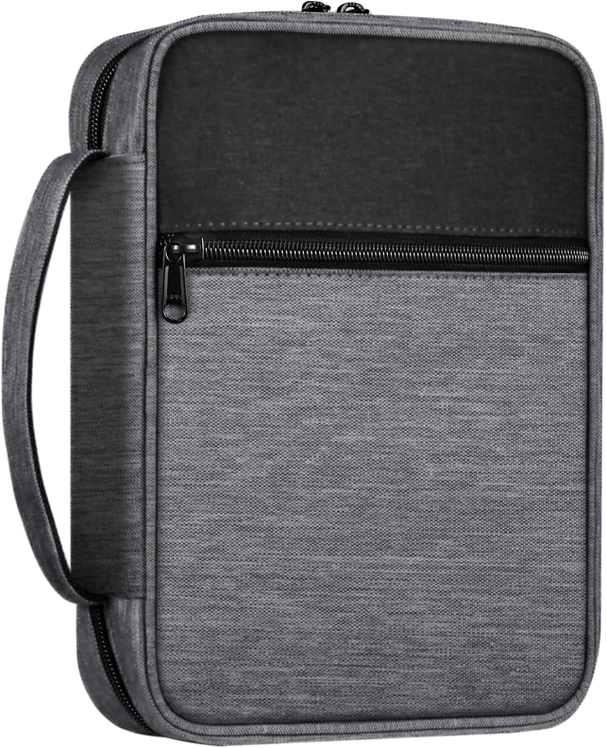 Bible Cover Case,Small Size Church Study Book Carrying Bag Gray