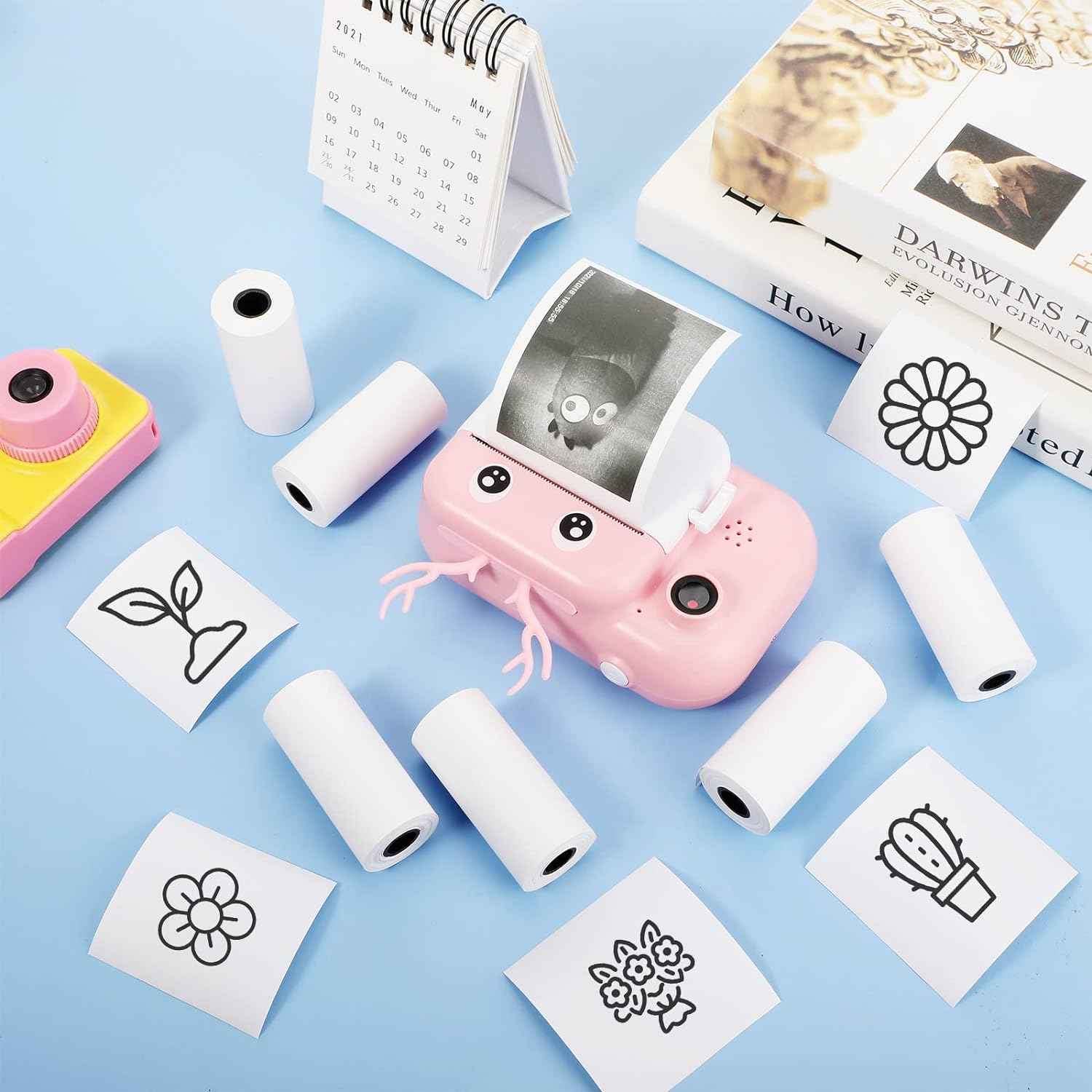 20 Rolls Instant Camera Thermal Print Paper for Kids 57 x 30mm - TTpen