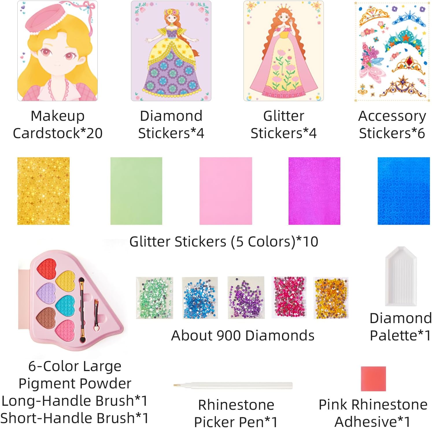MiDeer 3-in-1 Dress Up Game Set for Girl Gift