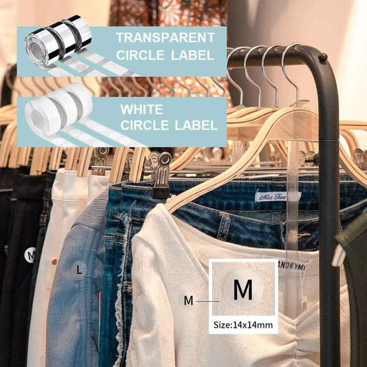 Phomemo D30 Adhesive White Circle Label Paper (14mm X 28mm) - TTpen