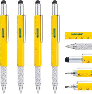 4 Pack 6IN1 Multitool Pen with Extra Refills Set - TTpen