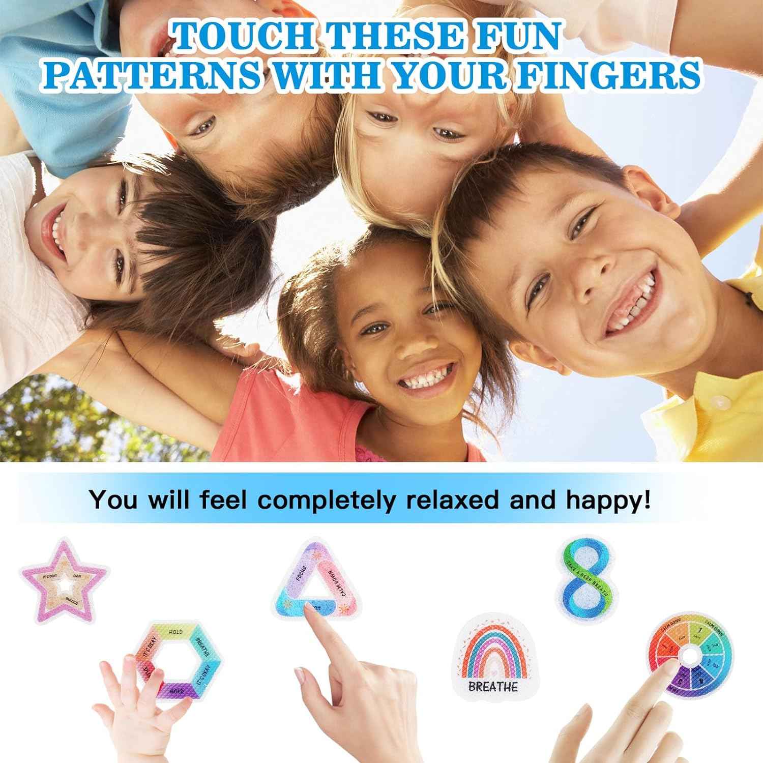 48 Pieces Calm Stickers for Anxiety Sensory Stickers - TTpen