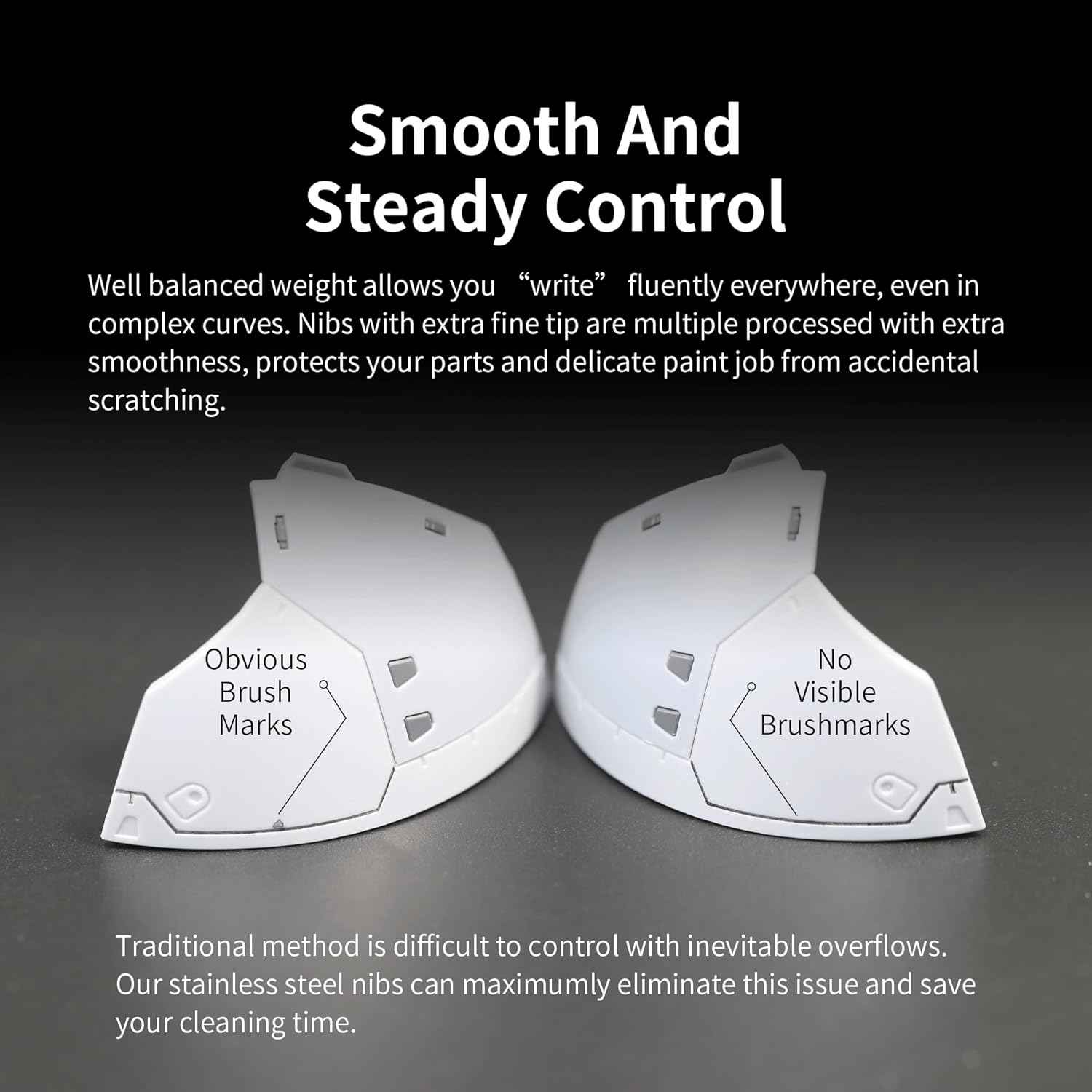 DSPIAE Panel Line Pen With 3pcs Replacement Nibs