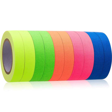 10Pcs Spike Tape Multicolor Bright UV Reflective Tape 15mm x 5m - TTpen