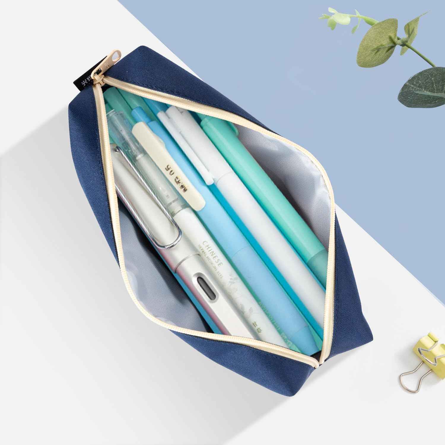 M&G Pencil Case Makeup Bag with Zipper for Student - TTpen