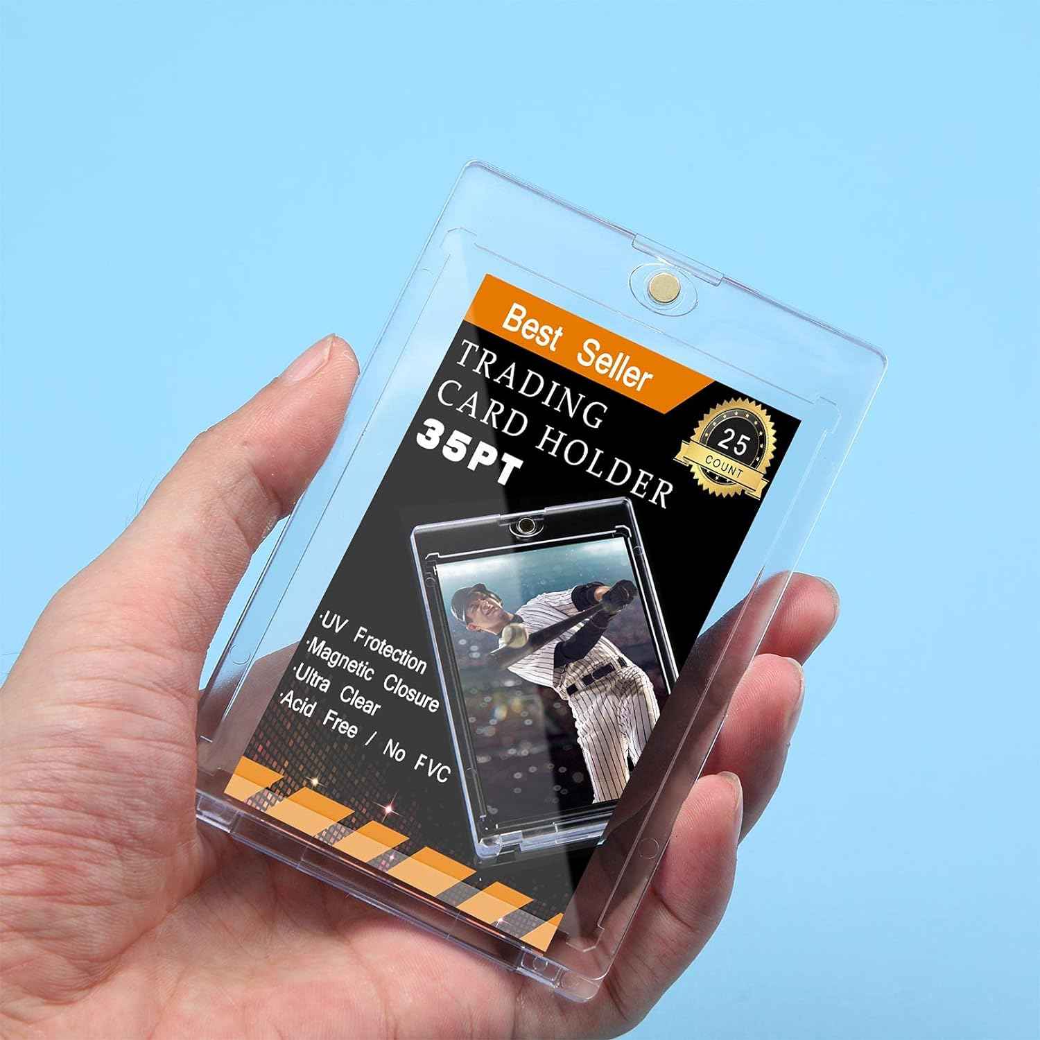 Magnetic Card Holders for Trading Card,35PT Card Protectors 20 Pack - TTpen