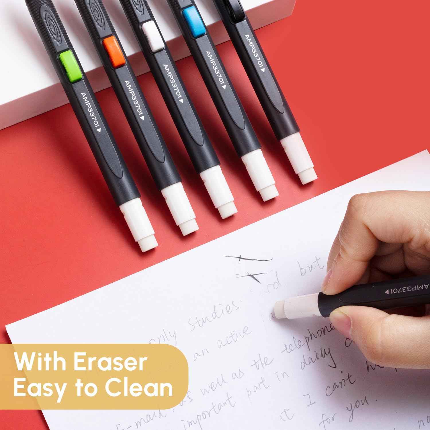 M&G 9Pcs Mechanical Pencils and 2B Black Lead Refills Set - TTpen