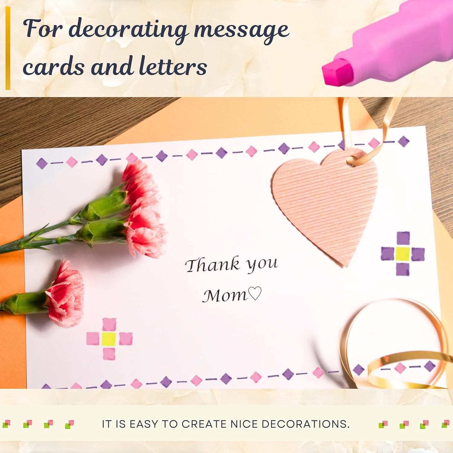 SUN-STAR Dot é Pen Square Dot and Fine- Point Marker Pen