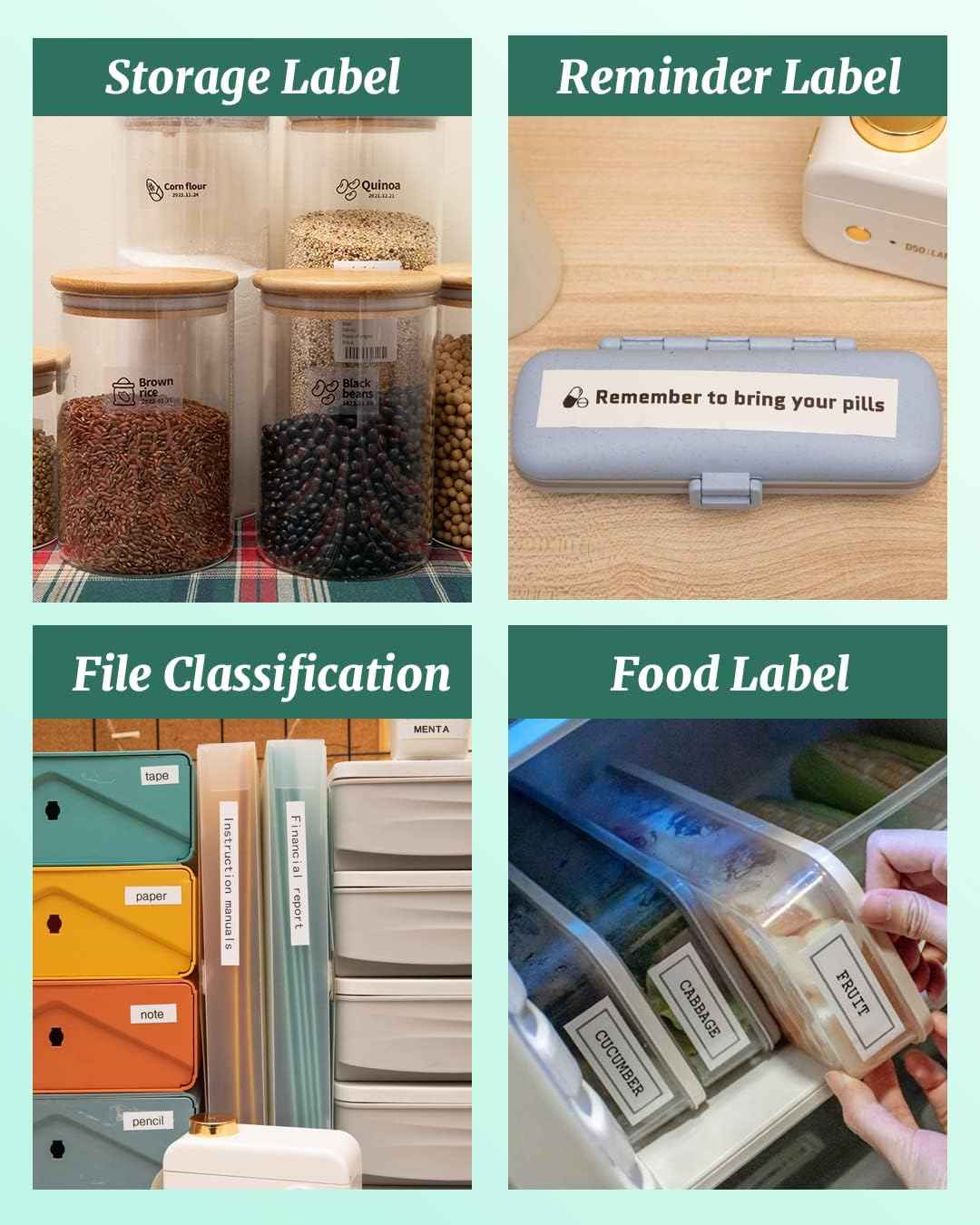 Phomemo D50 Large Thermal Label Maker Machine 16/20/24MM Width - TTpen