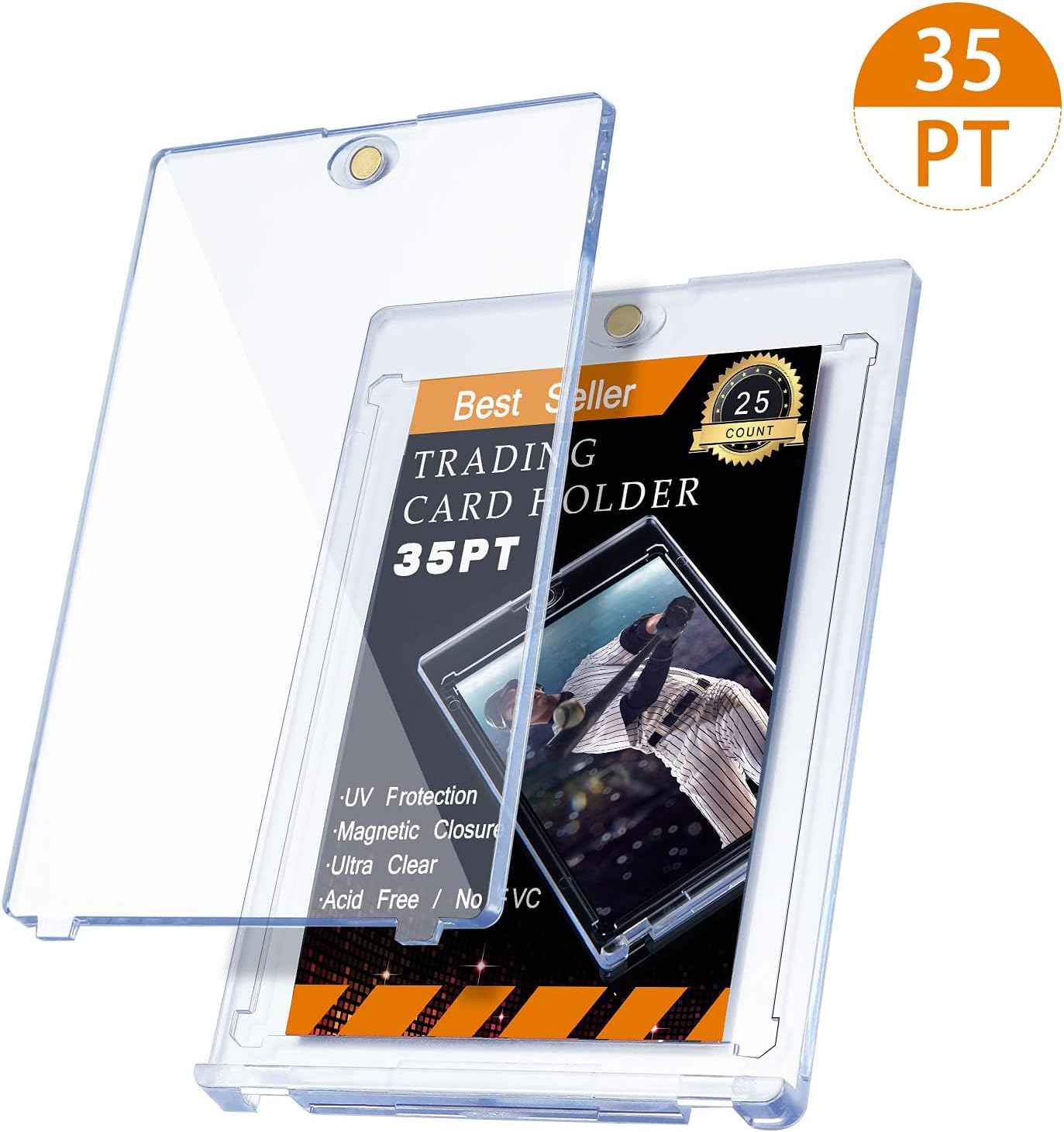 Magnetic Card Holders for Trading Card,35PT Card Protectors 20 Pack - TTpen
