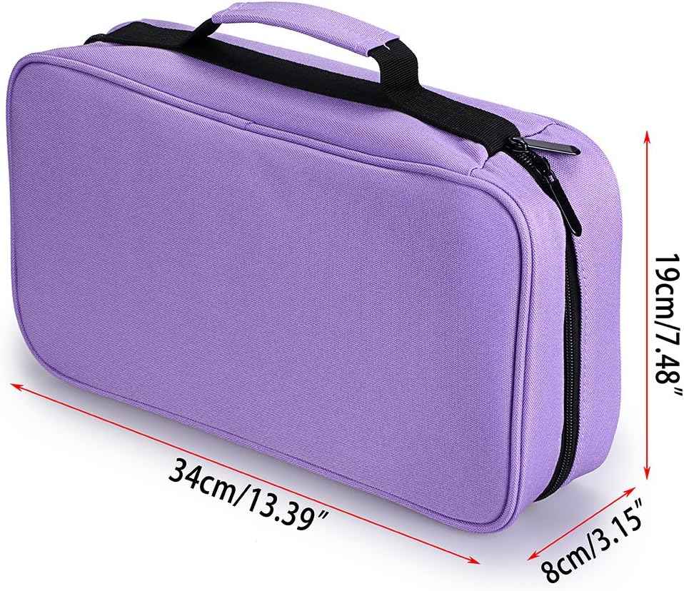 60 Slots Art Marker Pen Carrying Case Lipstick Organizer - TTpen