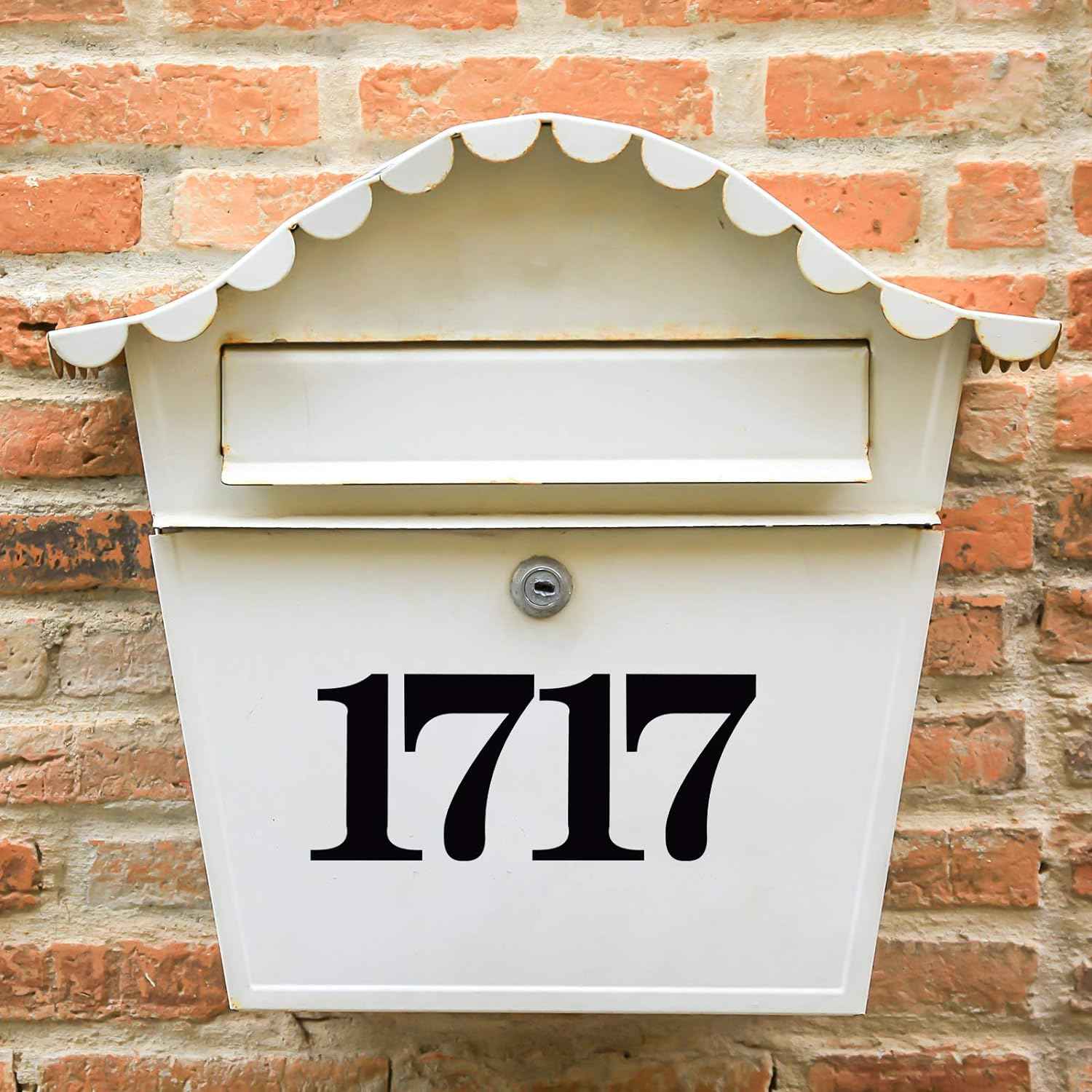Black Mailbox Numbers Sticker 3 Inch Self Adhesive 8 Pack - TTpen