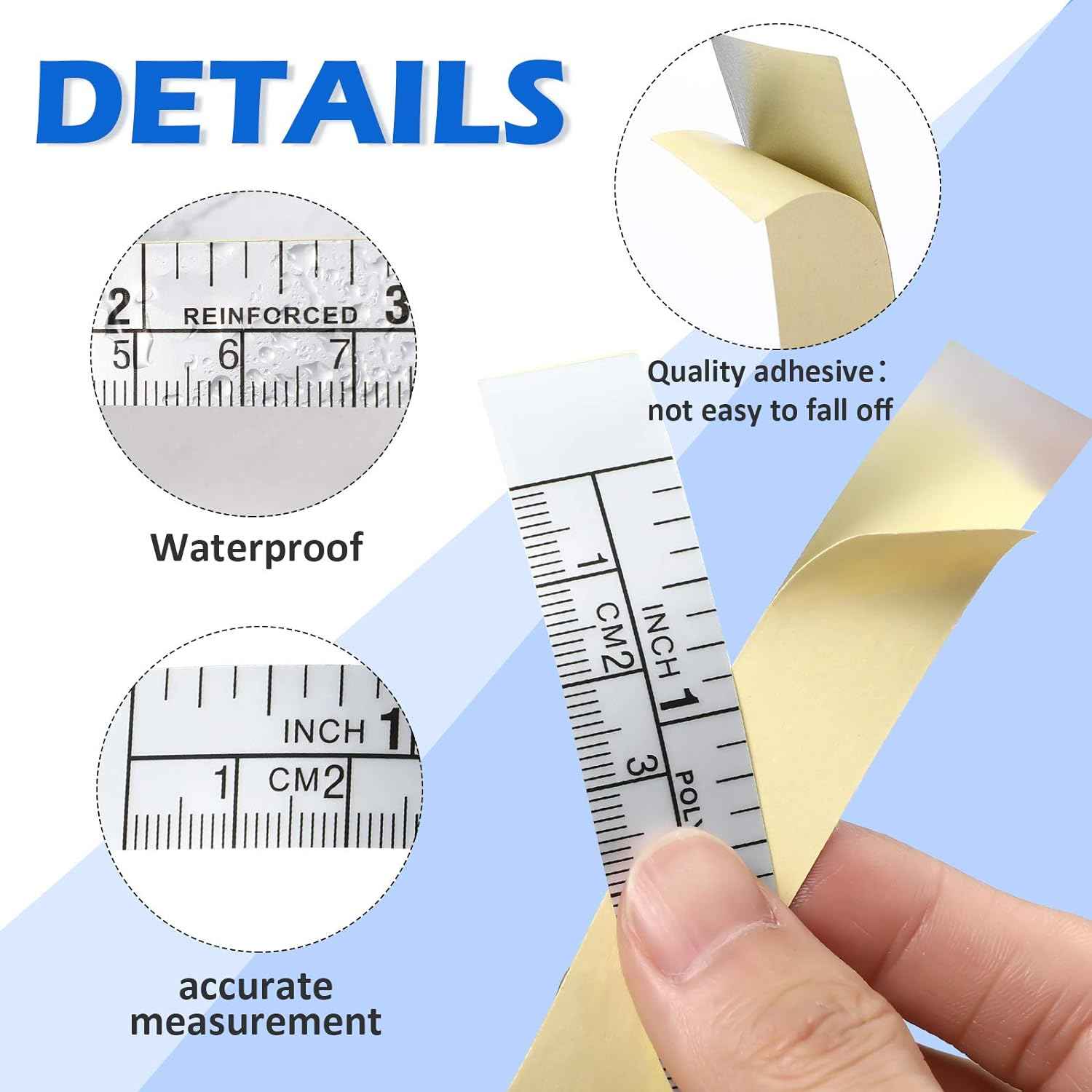 24 Inch Tape Measure for Work Woodworking,Saw,Drafting Table 5 Pack - TTpen