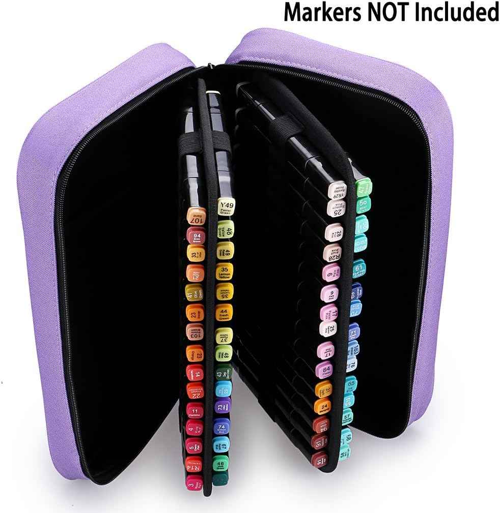 60 Slots Art Marker Pen Carrying Case Lipstick Organizer - TTpen