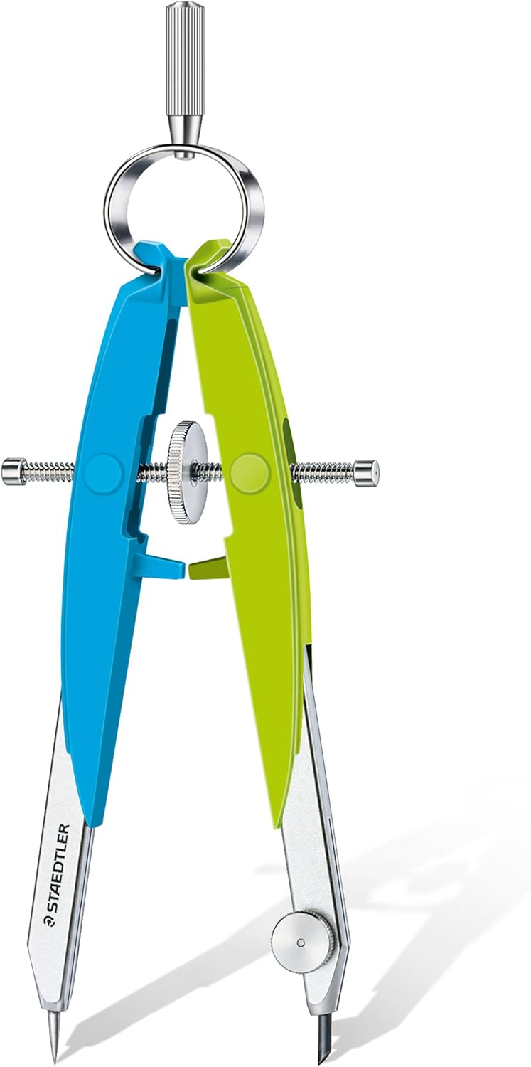 STAEDTLER Geometry Compass, 556, Metal Blue Green