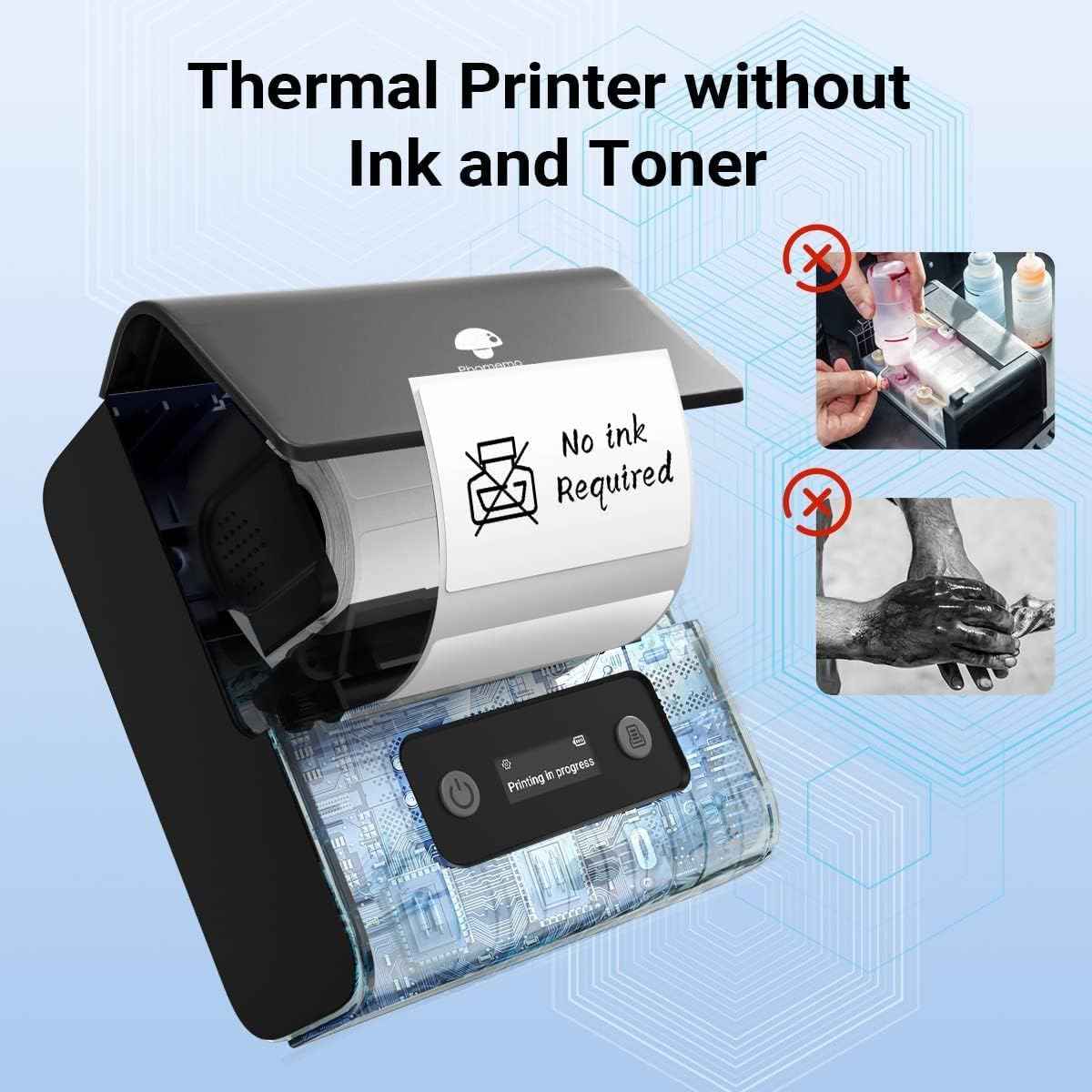 Phomemo M221 Label Makers- 3 Inch Barcode Label Thermal Printer - TTpen