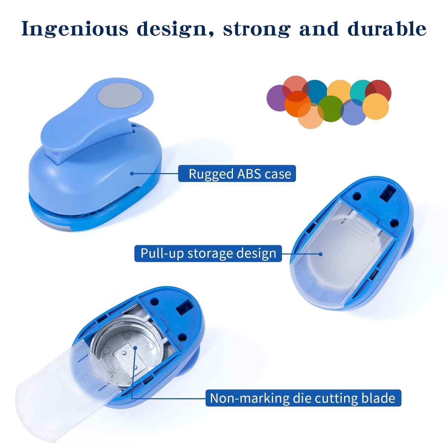 2 Inch Craft Hole Paper Punch Shape Circle for Cardstock,Scrapbooks - TTpen