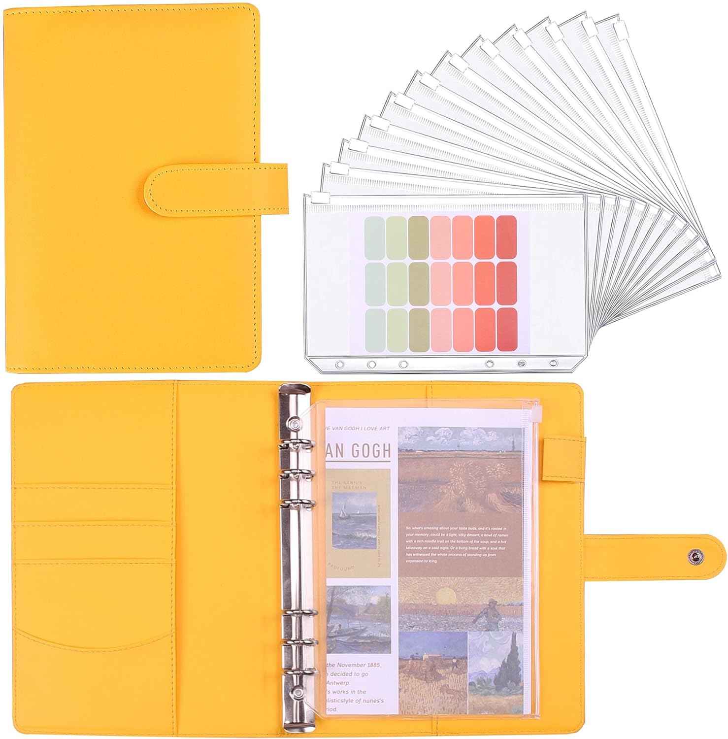 A5 Binder Notebook Financial Management with 12PCS Budget Envelopes - TTpen