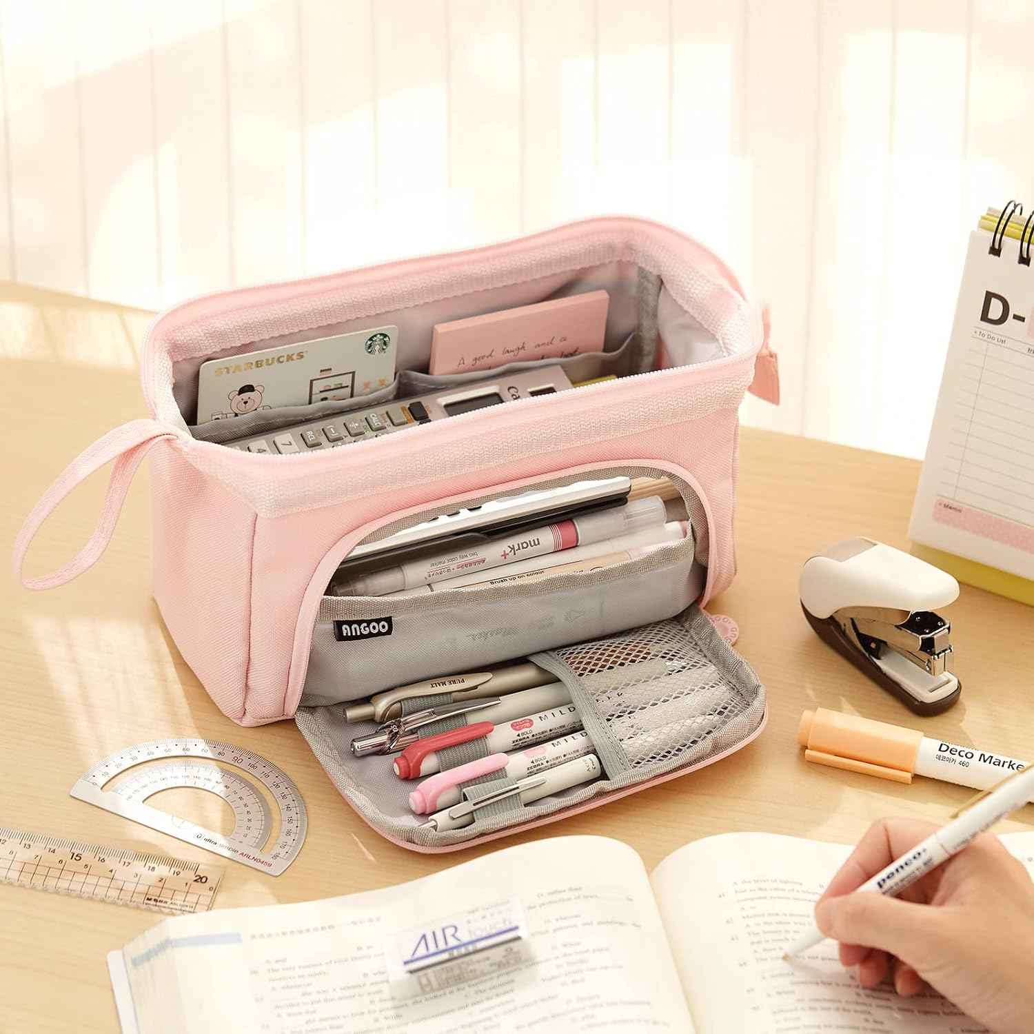 Pencil Case Large Capacity Pencil Pouch Handheld Pen Bag - TTpen