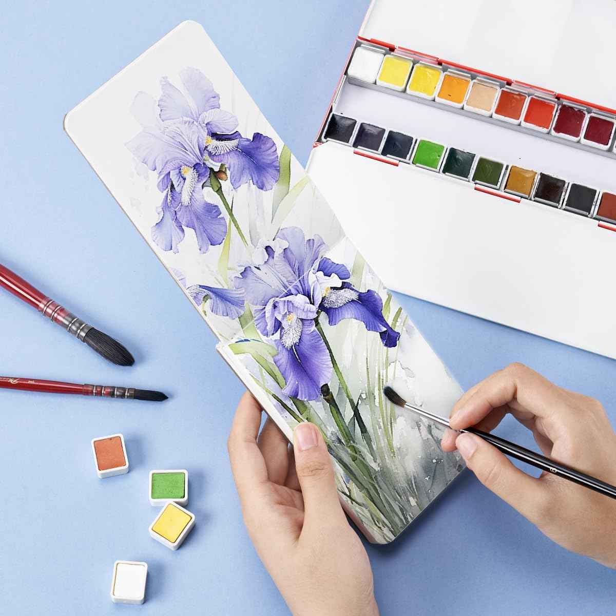 POTENTATE Cotton Hot/Cold Press Watercolor Paper Journal 9x14cm - TTpen