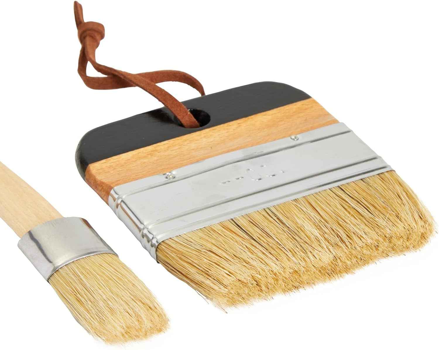 6 Pieces Chalk Wax Paint Brushes Set Boar Bristle - TTpen