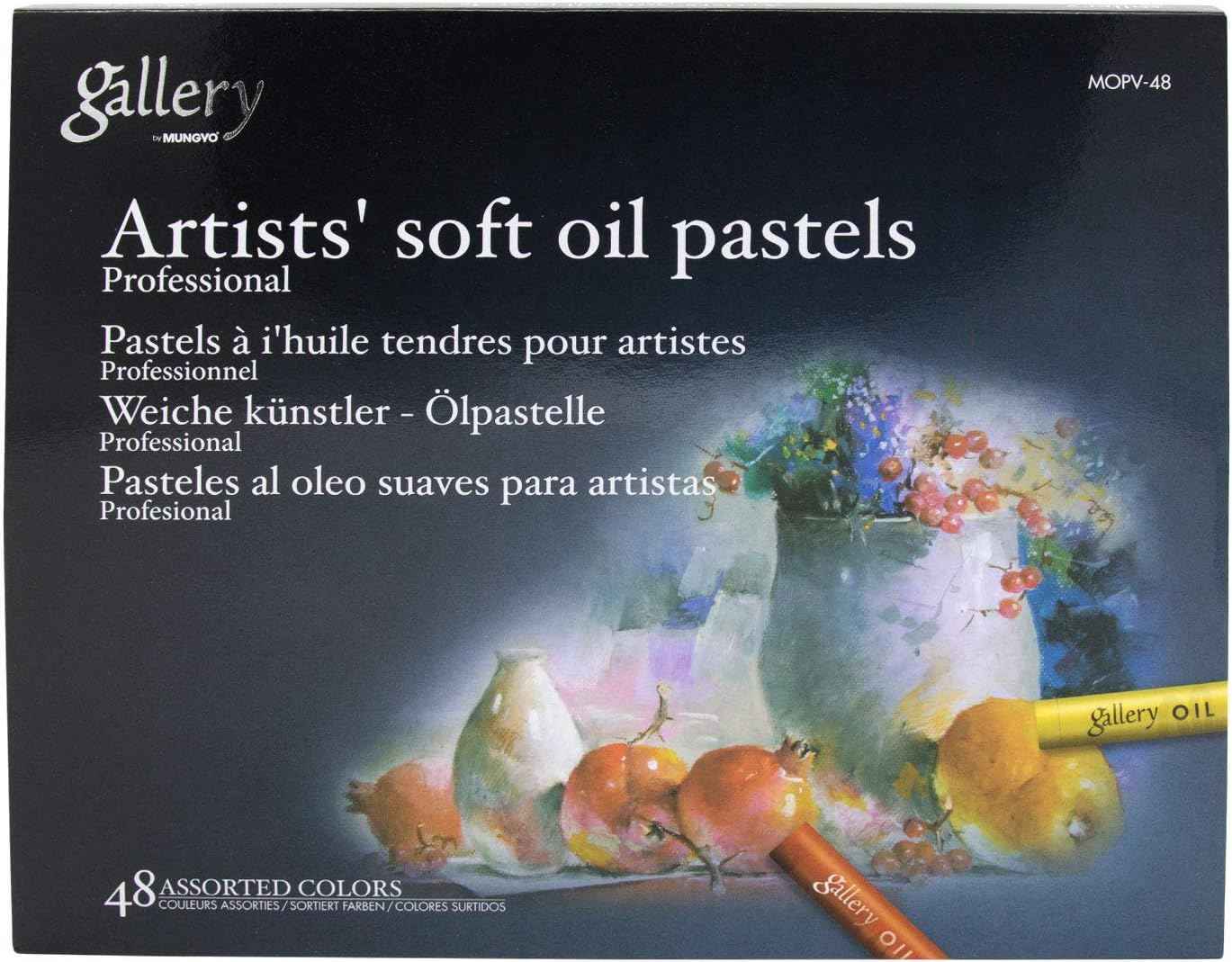 MUNGYO Gallery Soft Oil Pastels Set of 48 - Assorted Colors - TTpen