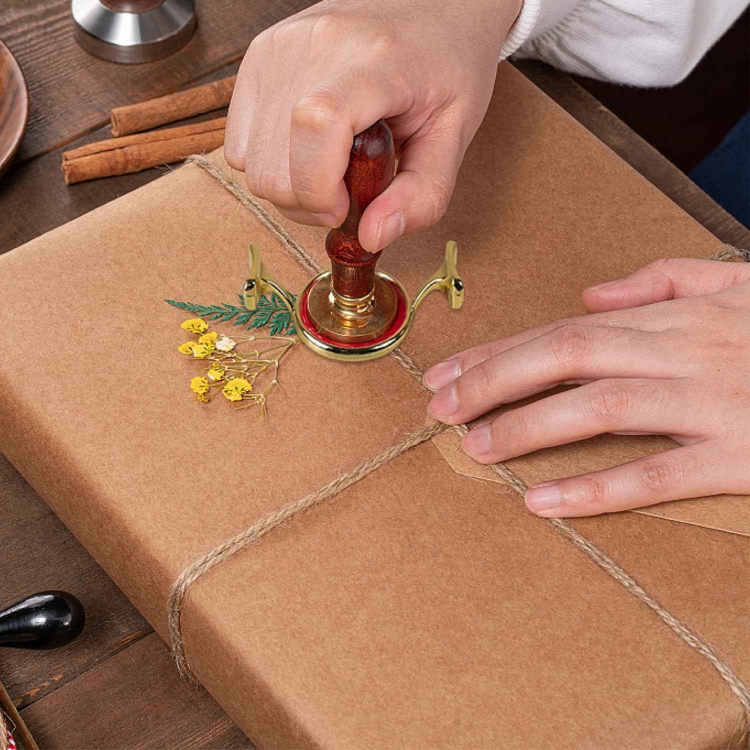 2 Metal Wax Seal Molds with Round Flower Shape,1 INCH - TTpen