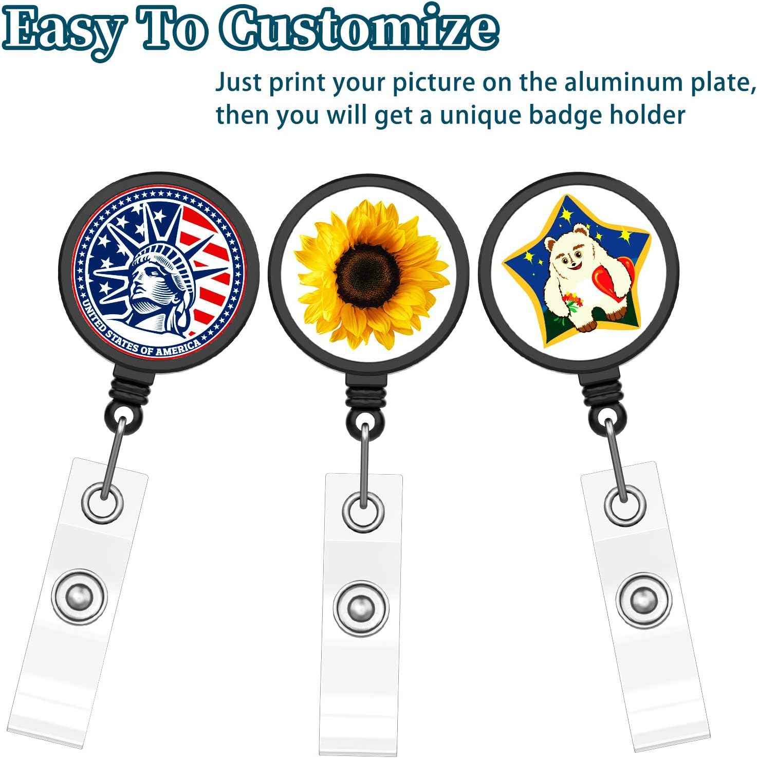 28Pcs Blank Sublimation Tag Holder for ID Card Keys Name Tag DIY - TTpen