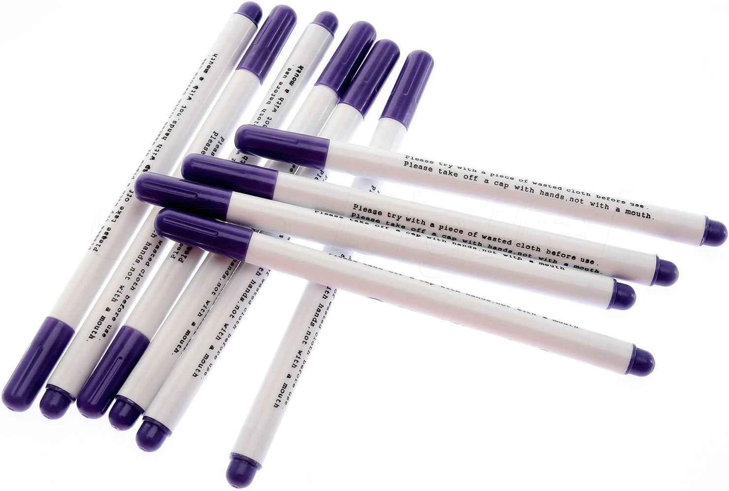 12pcs Disappearing Ink Marking Pen,Air Water Erasable Pen Fabric Marker - TTpen