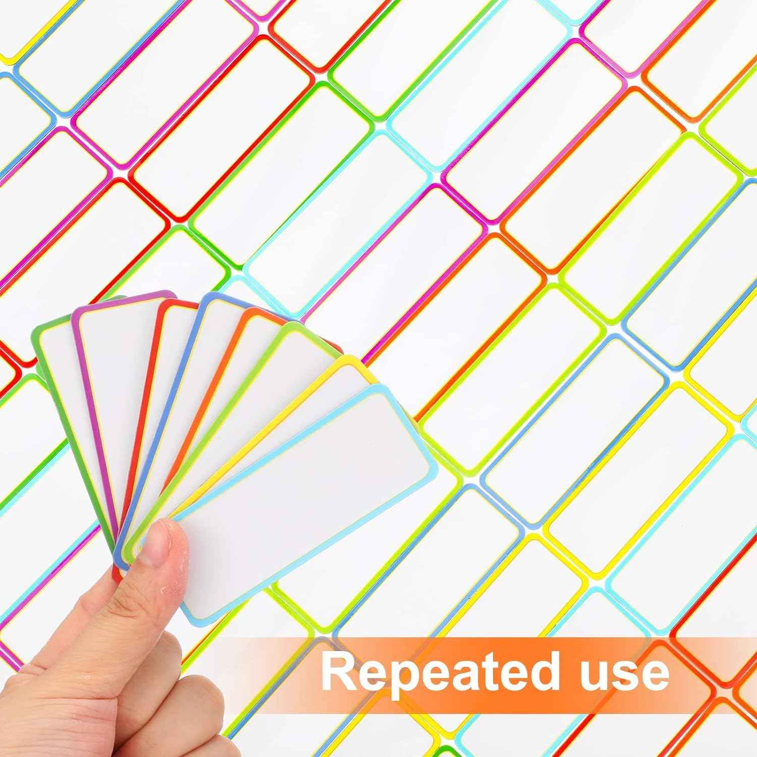 40 Pack Magnetic Dry Erase Labels Name Plate Tags Stickers 10x5cm - TTpen